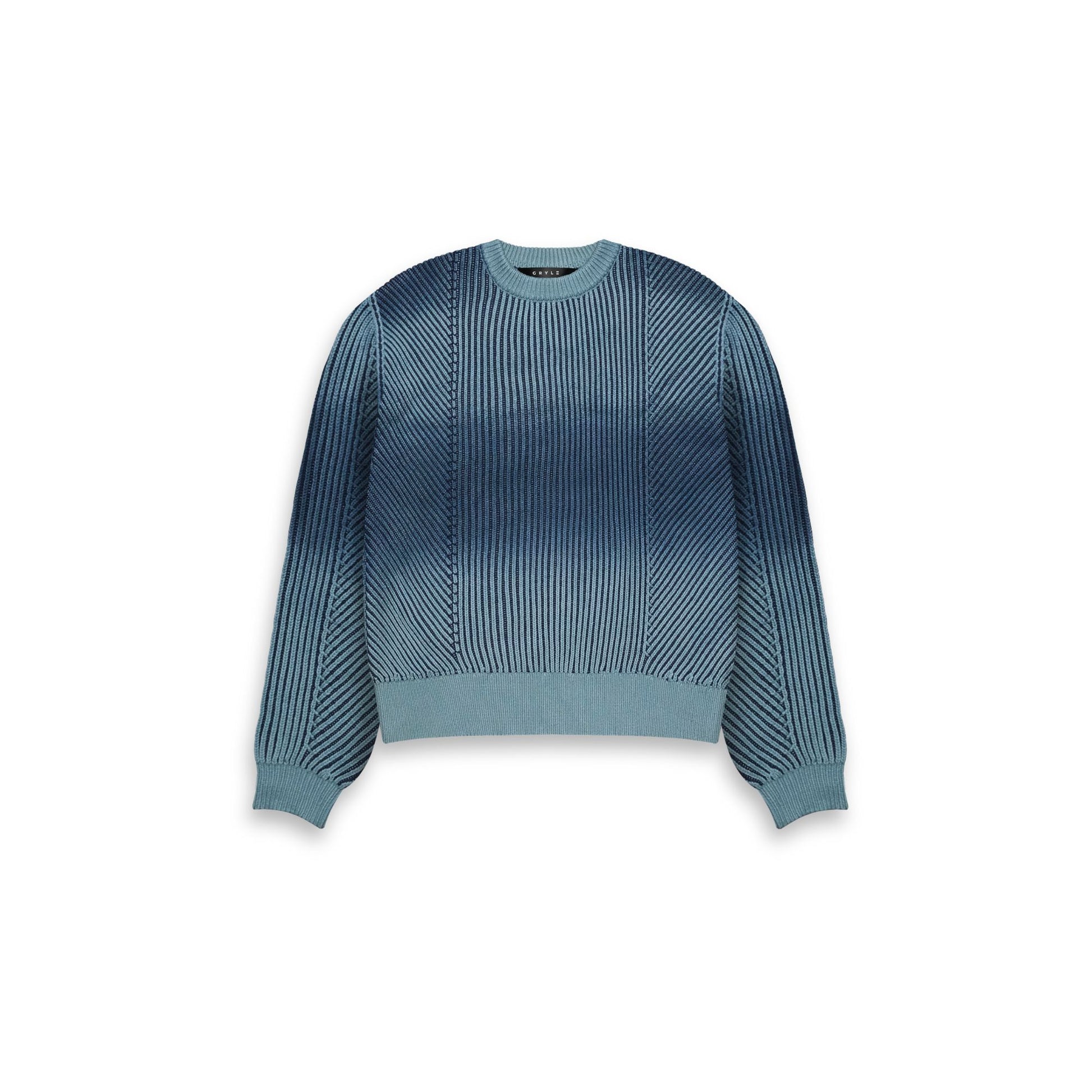 Space Dye Boxy Knit Sweater