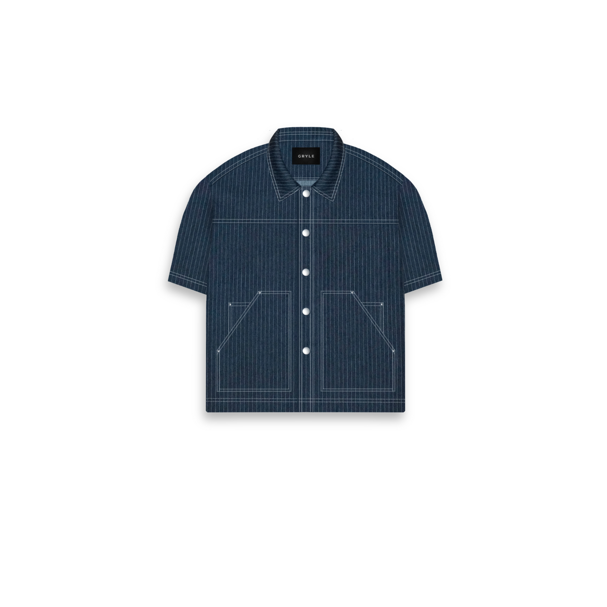 Denim Pinstripe Shirt