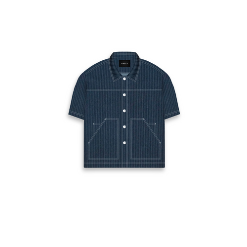 Denim Pinstripe Shirt